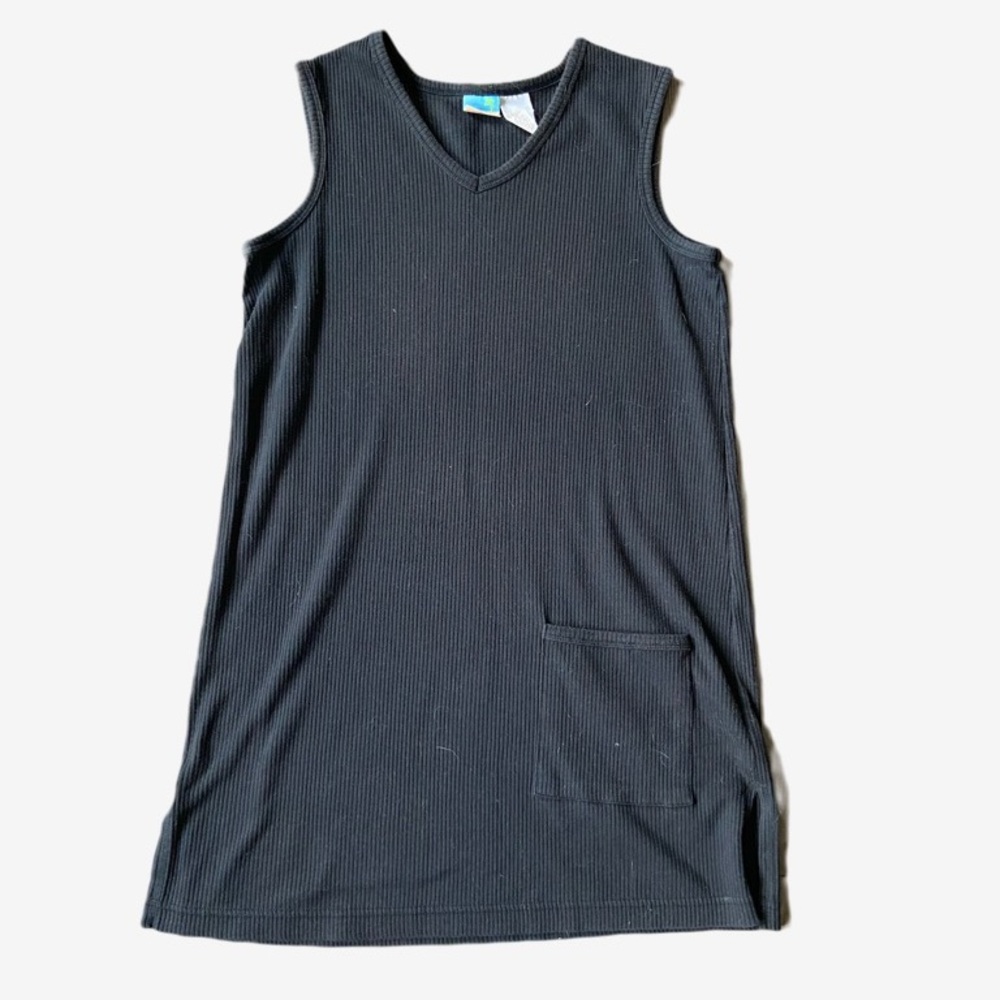 Woman's Basic Ribbed Dress